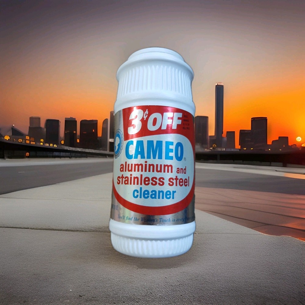 Vintage! Cameo Aluminum And Stainless Steel Cleaner ~ NOS Sealed