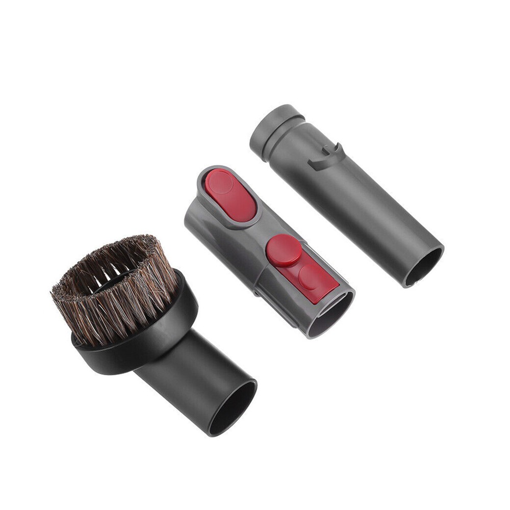 2PCS Horse Hair Vacuum Brush with Adapter for Dyson V6 to V11 Models