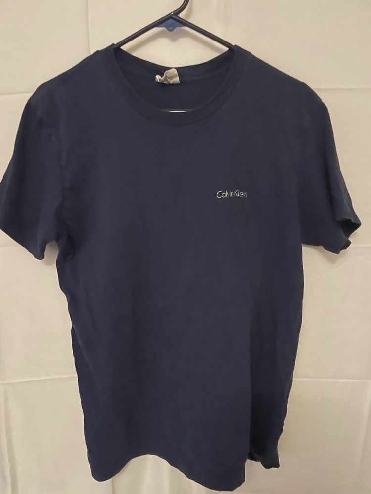 Calvin Klein Navy Blue Short Sleeve T-Shirt Size M