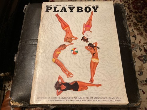 Playboy Magazine July 1966, Patricia Howard Centerfold, Ursula Undressed, Vg