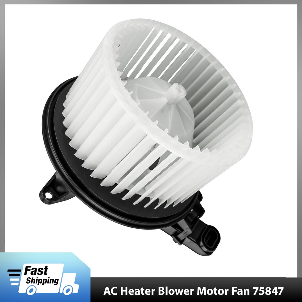 Rear HVAC Heater Blower Motor w/ Fan Cage for Honda Pilot 03-08 Acura MDX 02-06