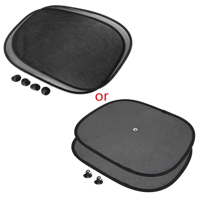 2PCS Car Side Window Sunshades for UV Protection and Glare Reduction