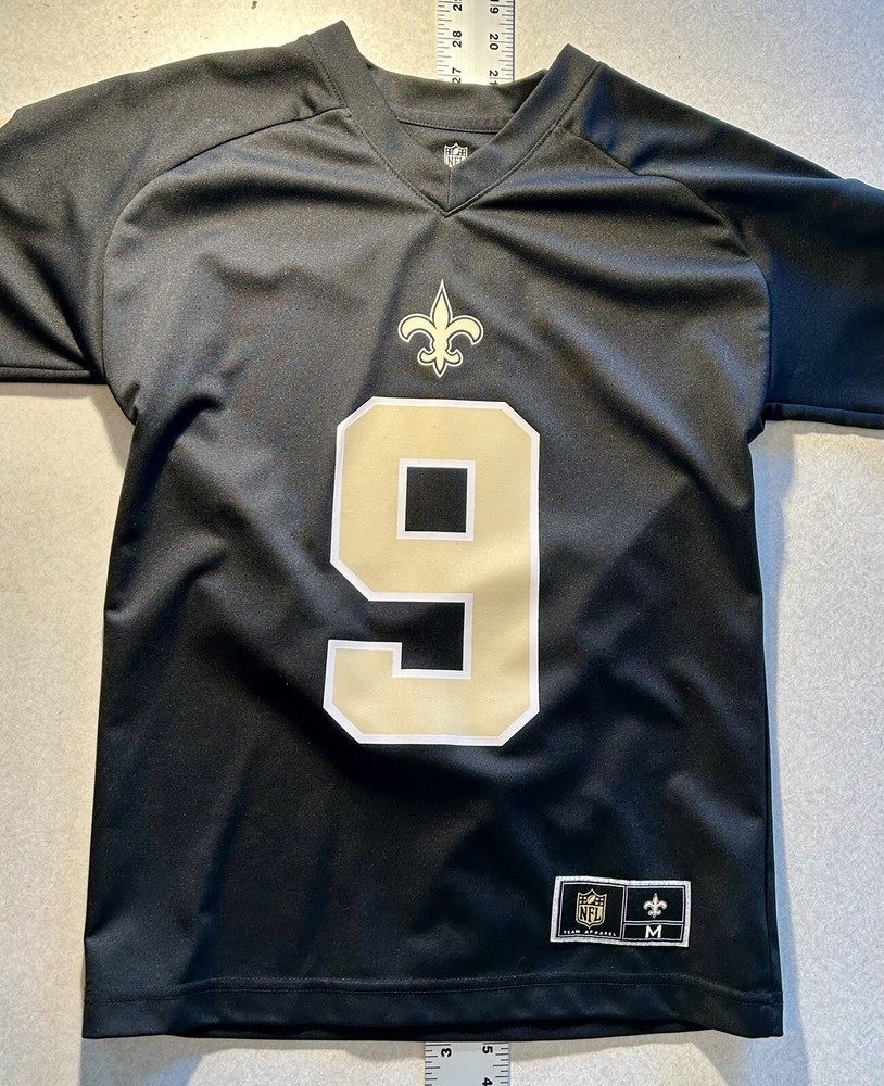 Youth Drew Brees 9 New Orleans Saints NFL Jersey Size M 10/12
