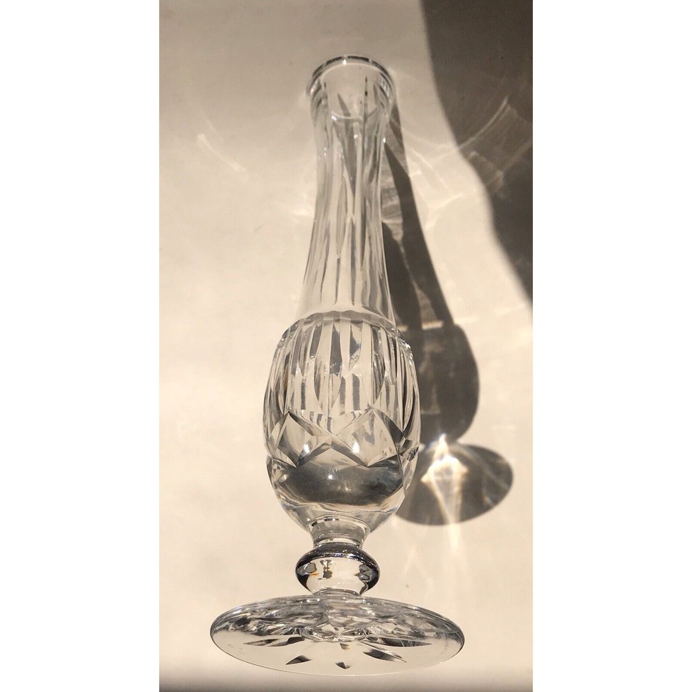 Vintage Signed Waterford Criss 9.25 Inch Rare Flower Bud Vase