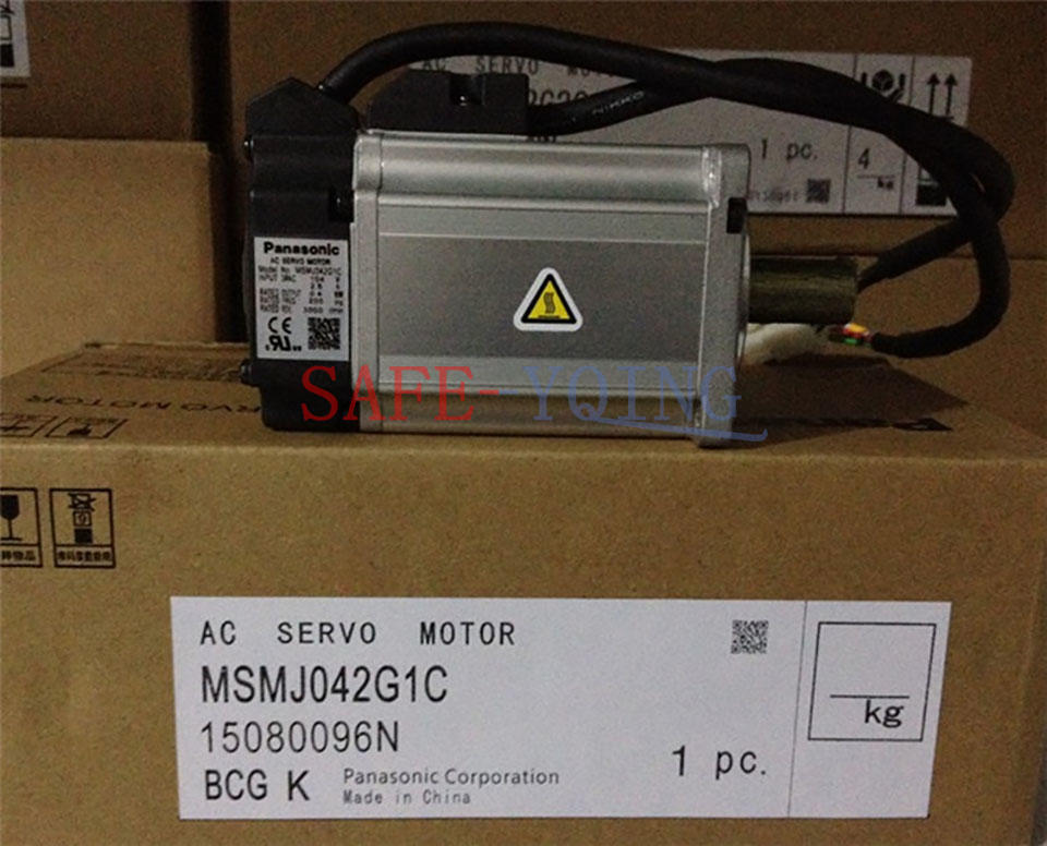 1Pc New Panasonic Ac Servo Motor Msmj042G1C