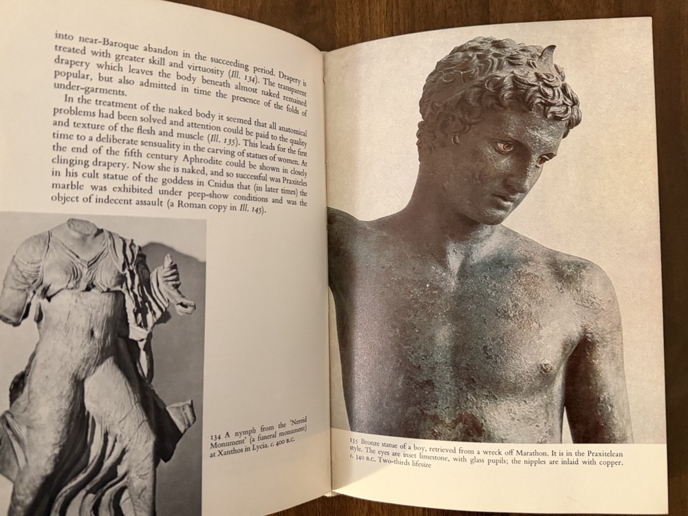 Greek Art John Boardman 1964 Praeger Hardcover Vintage Art History Clean Pages