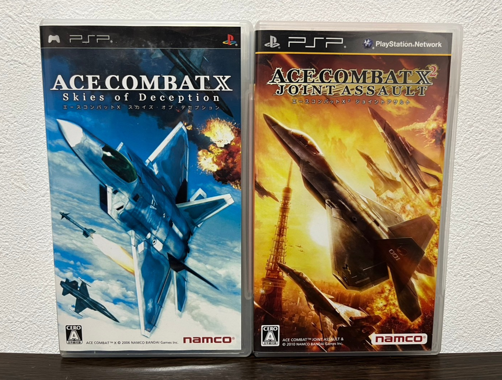 Ace Combat X Skies of Deception & X2 Joint Assault Sony Playstation Portable PSP-image