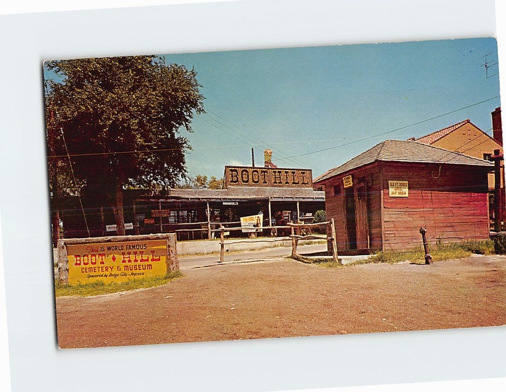 Postcard Boot Hill Dodge City Kansas USA