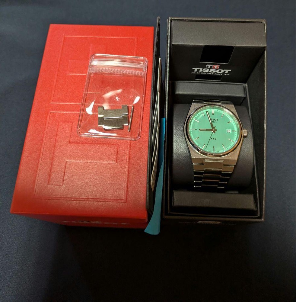 V6 Tissot Prx Quartz Tiffany Blue 40Mm