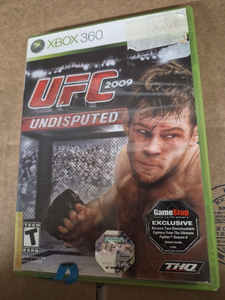 UFC 2009 Undisputed (Microsoft Xbox 360, 2009)