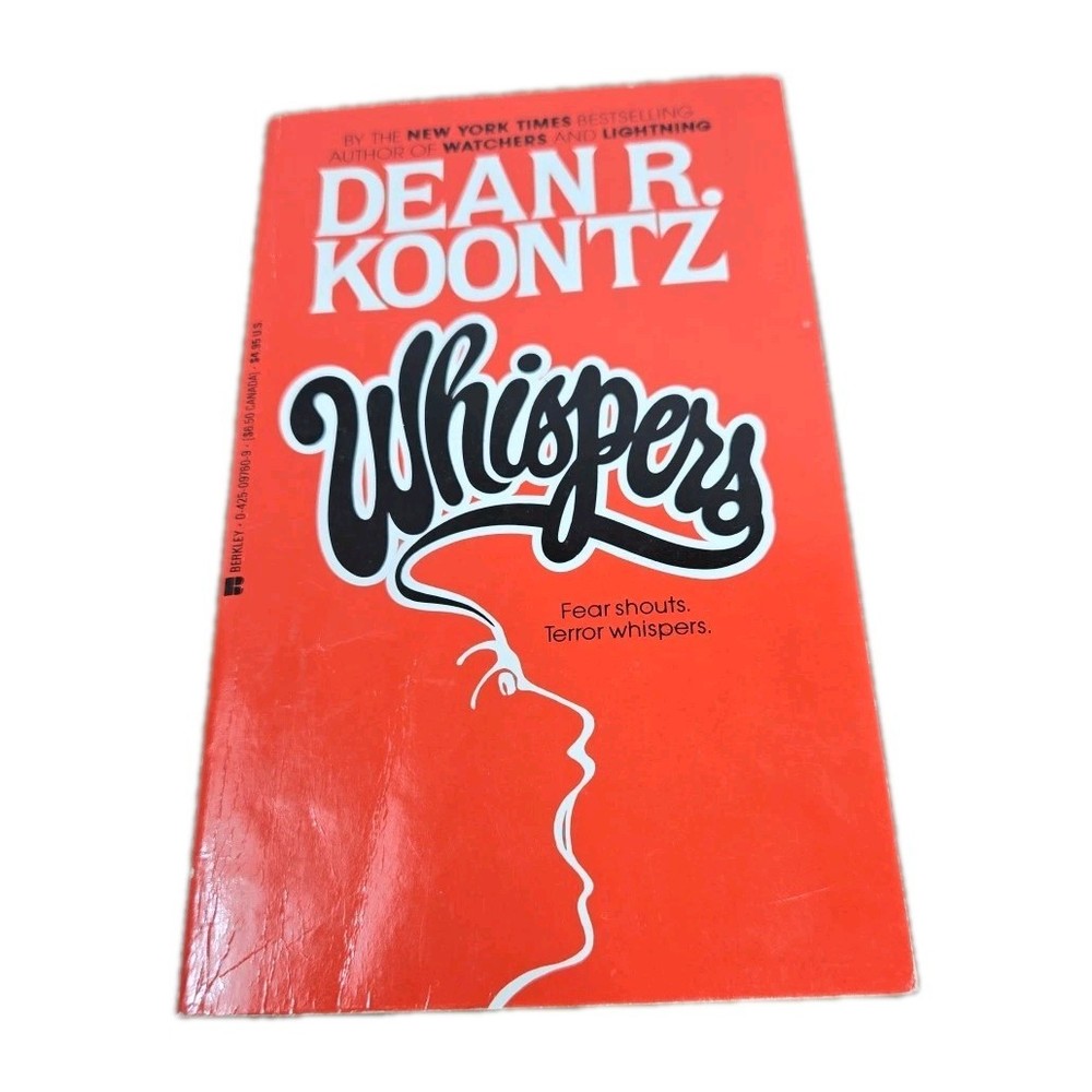 Whispers, by Dean Koontz (1986, Mass Market)