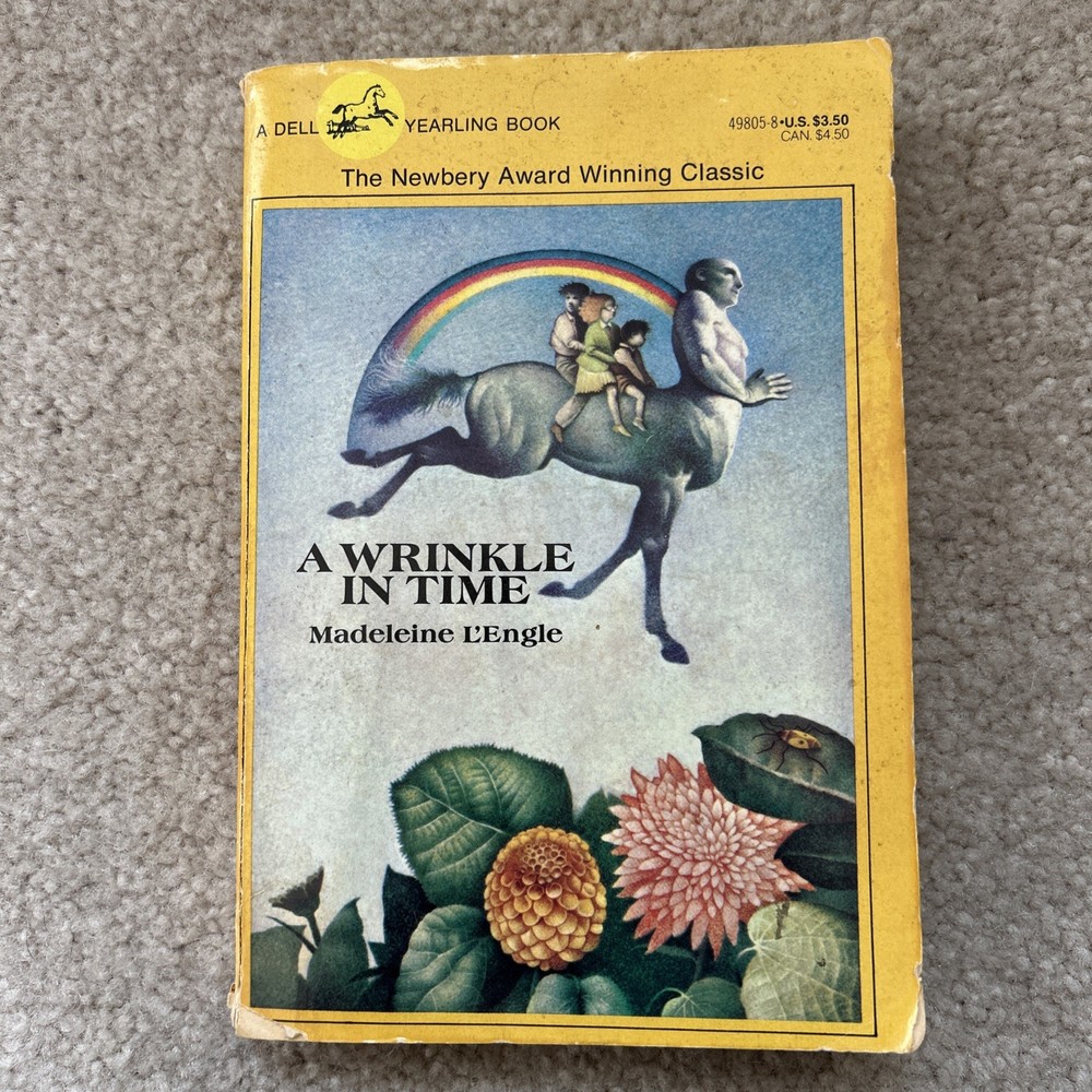 A Wrinkle in Time by Madeleine L'Engle 1973 Dell Yearling