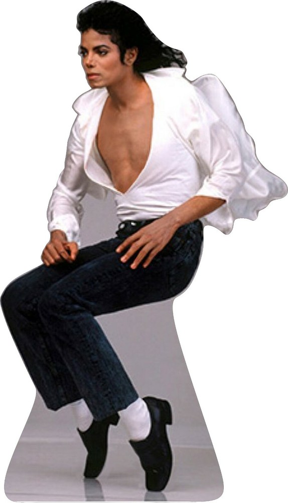 Michael Jackson-Dance Pose-WhiteShirt-70