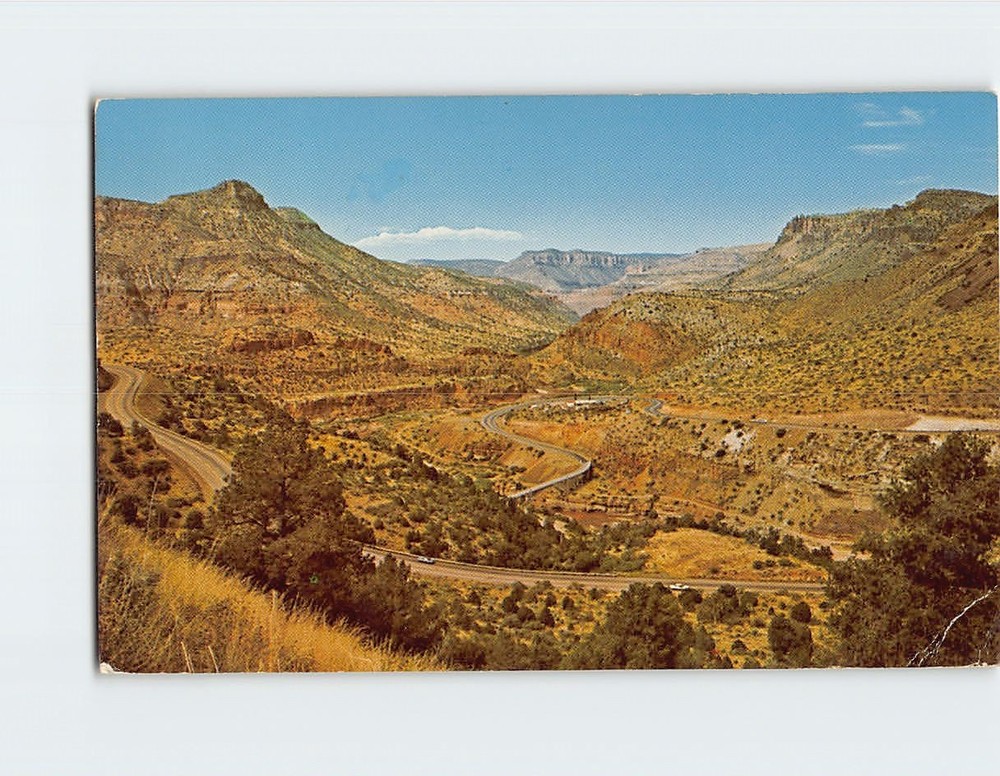 Postcard Salt River Canyon Arizona USA