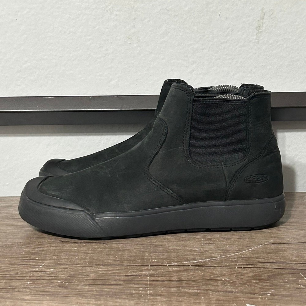 Keen Elena Chelsea Women's Black Boots Size 6.5 Waterproof Comfortable Ankle Boots