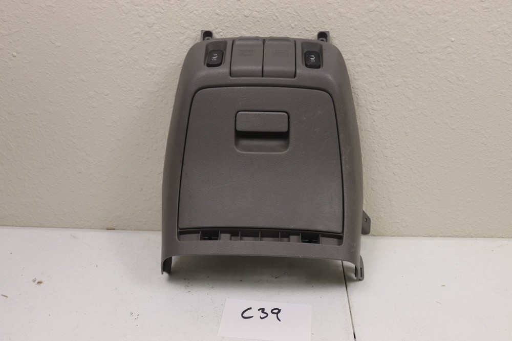 05 - 10 HONDA ODYSSEY CENTER DASH LOWER STORAGE COMPARTMENT GREY CONSOLE OEM