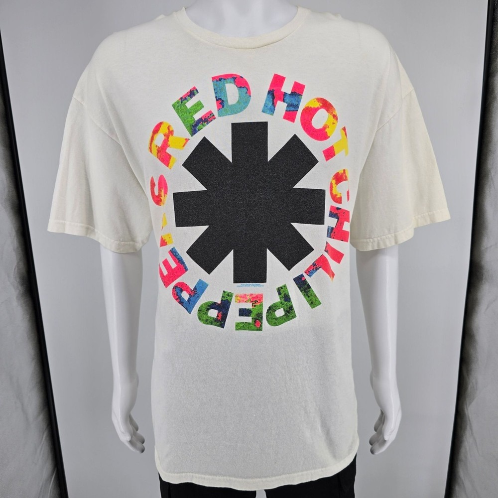 2011 Delta Pro Weight Red Hot Chili Peppers Asterisk Logo Band T-Shirt (XL)