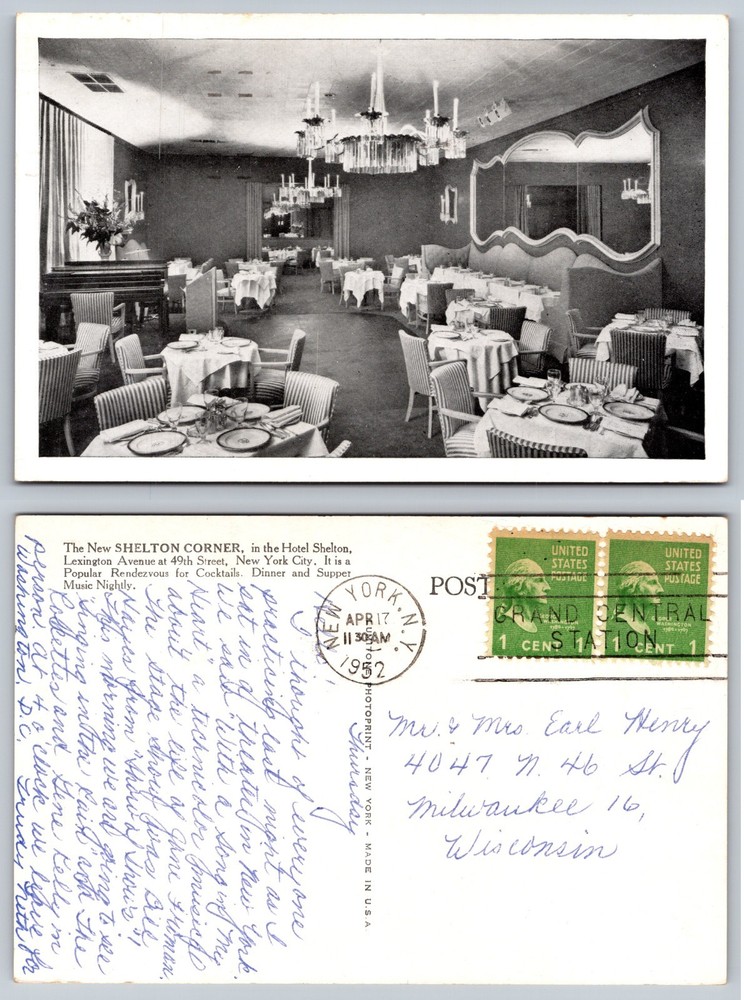 New Shelton Corner Hotel Shelton New York Postcard