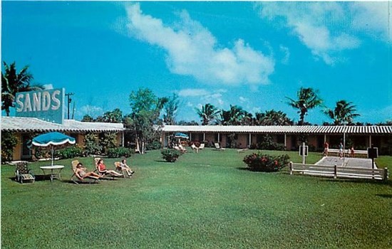 FL, Pompano Beach, Florida, Sands Yachtel-Motel, Tom Neel No. 13272-B