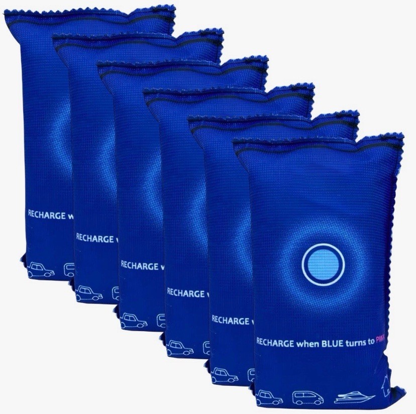 6 x Summit Car Home Dehumidifier Large Dry Bag Moisture Absorber Pad Reusable
