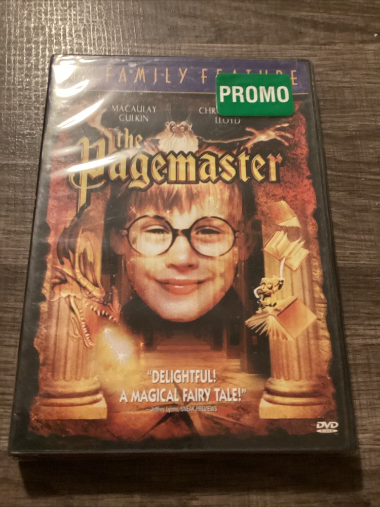 The Pagemaster (DVD, 1994) Macaulay Culkin Christopher Lloyd New!