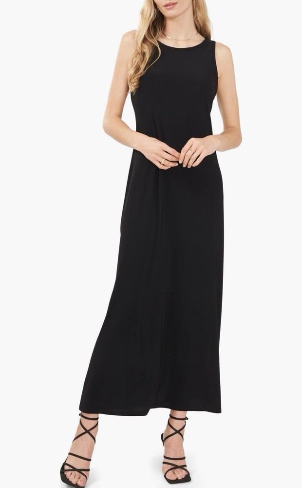 Vince Camuto Womens Black Sleeveless Maxi Dress Size XS NWT