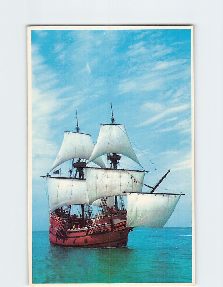 Postcard Mayflower II Replica