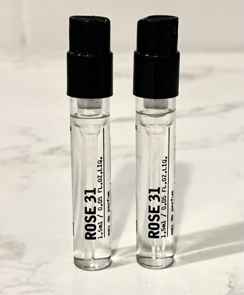 2X Le Labo Rose 31 Eau de Parfum EDP Sample Spray .05oz, 1.5mL NWOB