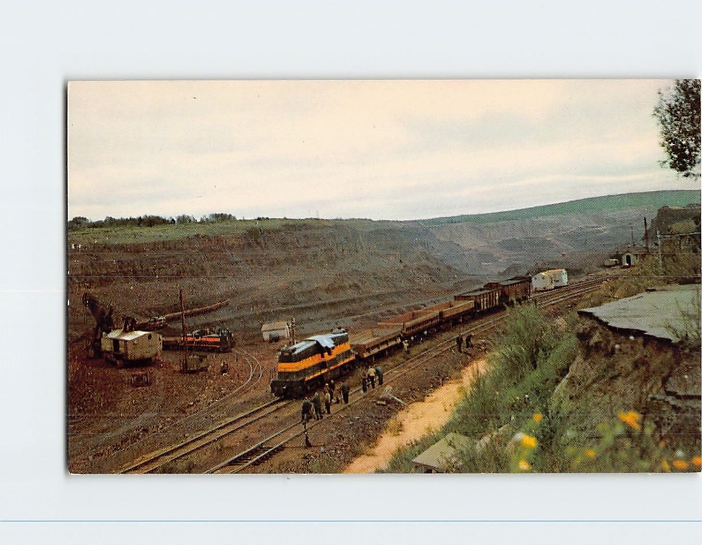 Postcard Iron Mine Northern Minnesota USA