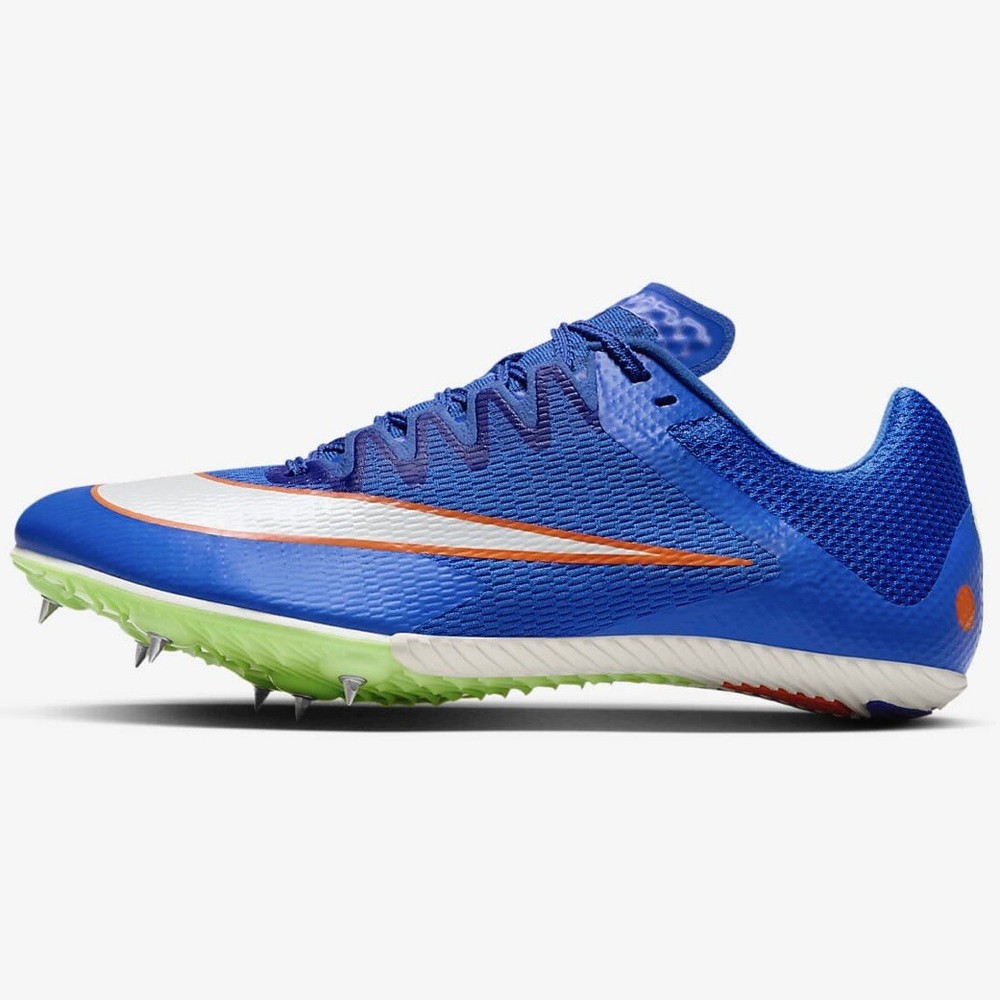 Nike Zoom Rival Sprinter Track Spikes Racer Blue Lime DC8753-401 Mens Size 9 Bag
