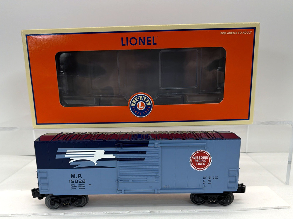 Lionel UP Heritage 6-15022 Missouri Pacific Hi-Cube BoxCar O Gauge New Mopac