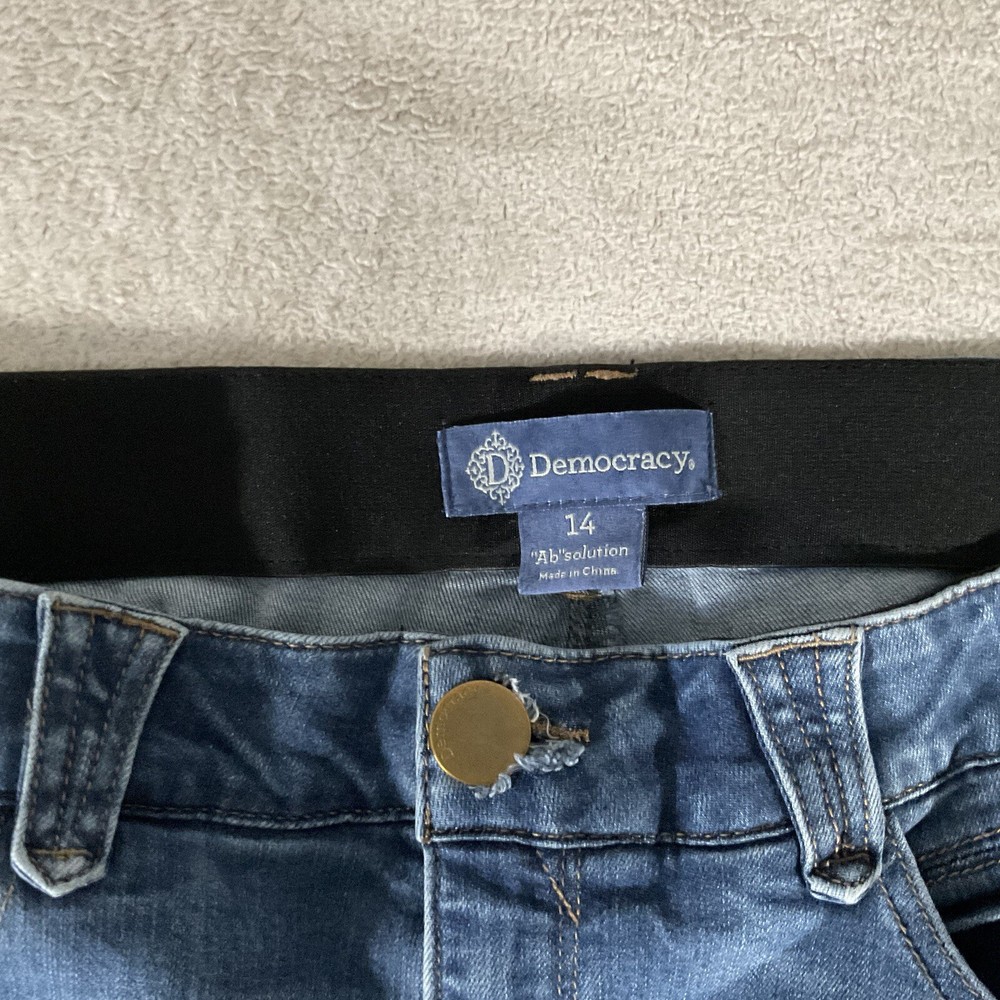 Democracy Ab Technology Jeans-Tapered Leg-size 14