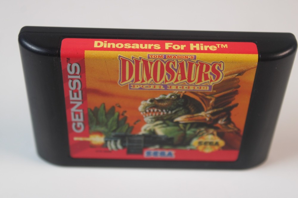 Dinosaurs for Hire (Sega Genesis, 1993) Authentic, game only, tested/works