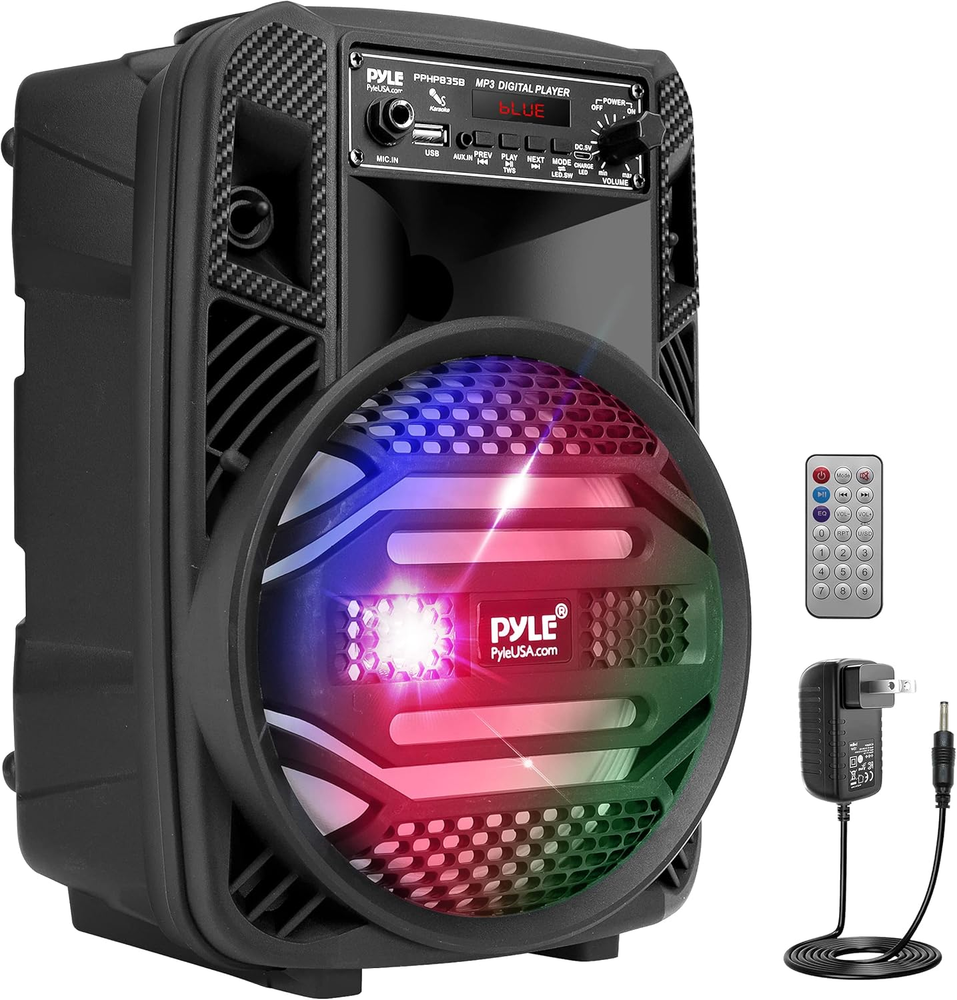 Portable Bluetooth PA Speaker System - 300W Rechargeable Outdoor Bluetooth Spea