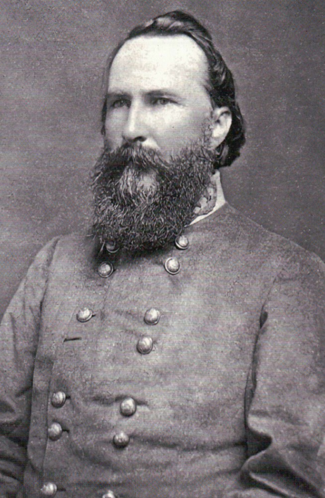 General James Longstreet Confederate Army Gettysburg Civil War Military Postcard