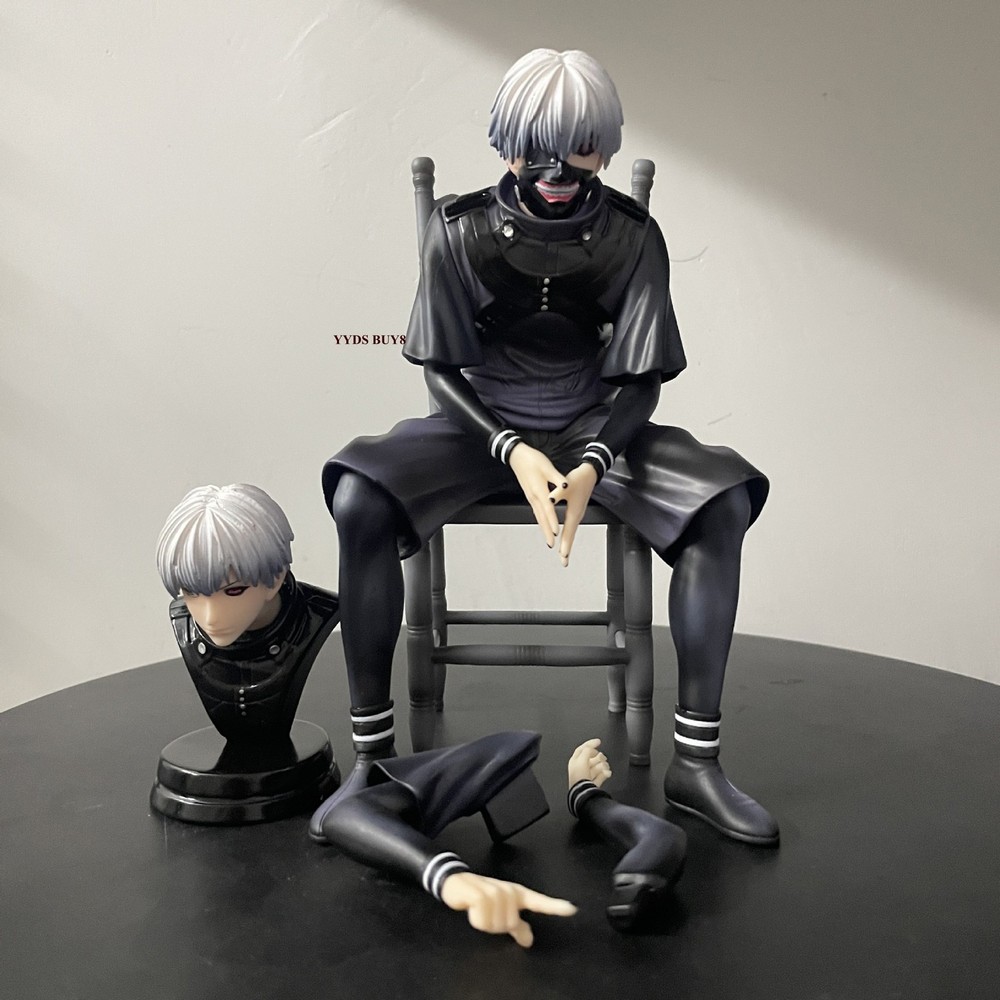 Tokyo Ghoul Kaneki Ken Sitting Anime Figure Model Statue Collectibles Ornaments