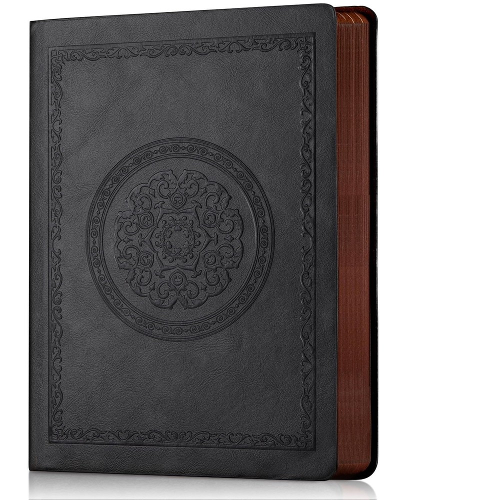 Leather Vintage Journal Notebook 300 Pages Softcover 5.7'' X 8.3'' for Women Men