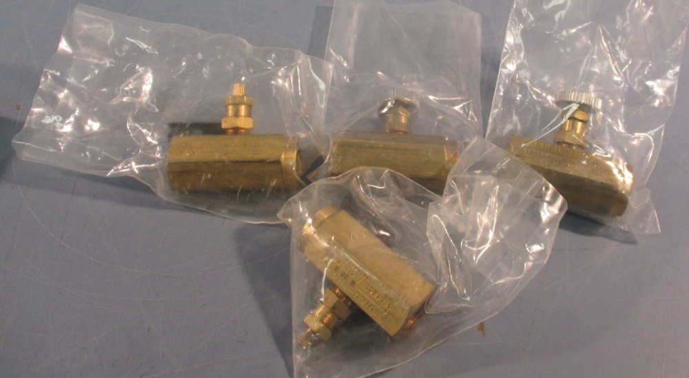 Lot of (4) Deltrol Fluid Products Pneu-Trol N-20-B Check Valve