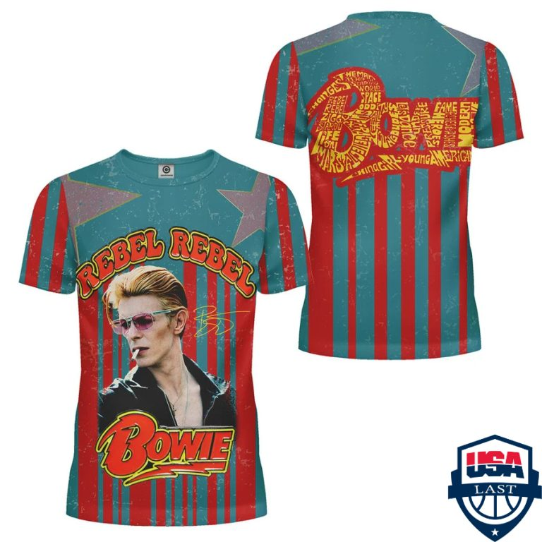 New! David Bowie Ver 9 3D shirt Men Women Full Size JJ5764