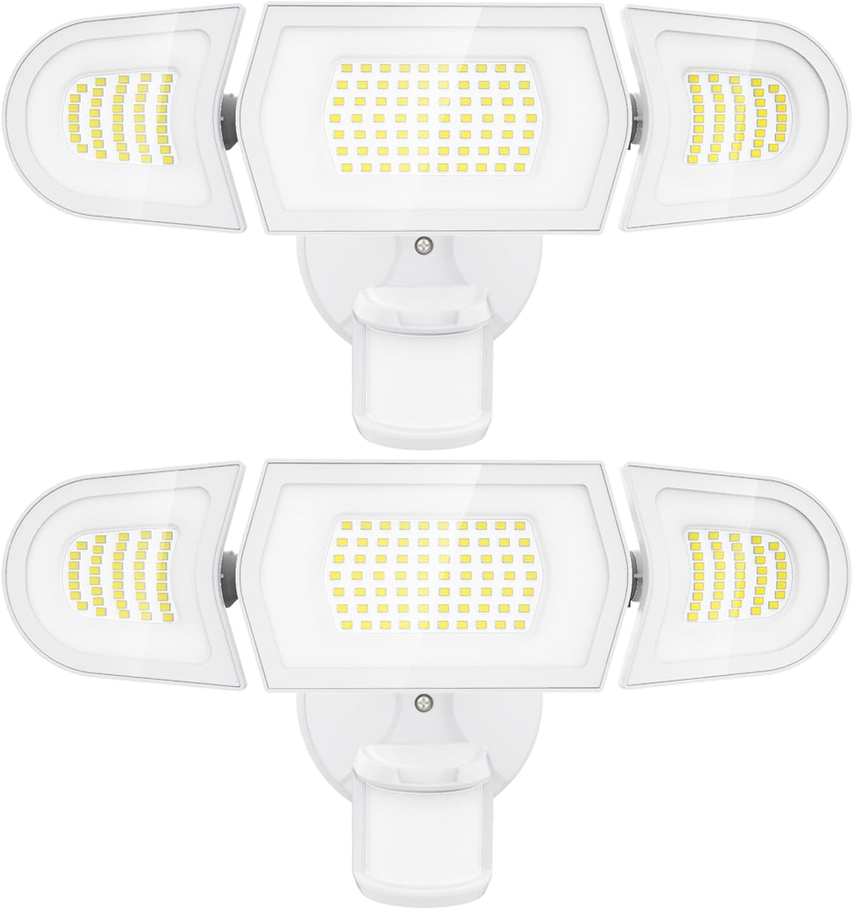100W LED Security Light Motion Sensor Outdoor Light, 2 Pack Motion Flood Light D