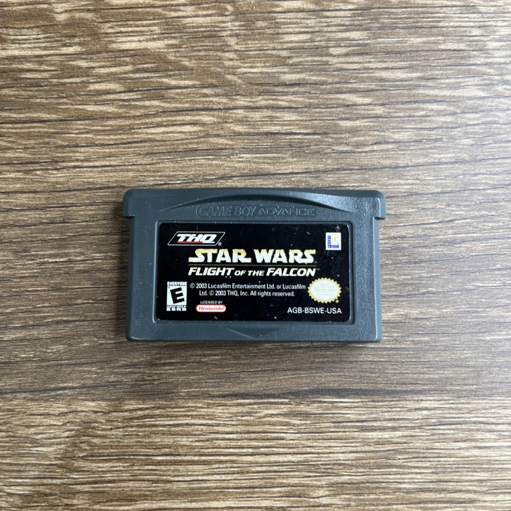 Star Wars Flight of the Falcon GBA Cartridge Only Tested 2003