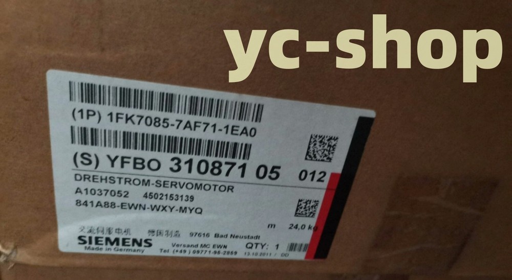 1PCS New Siemens 1FK7085-7AF71-1EA0 Servo motor Fast shipping FedEx or DHL*c