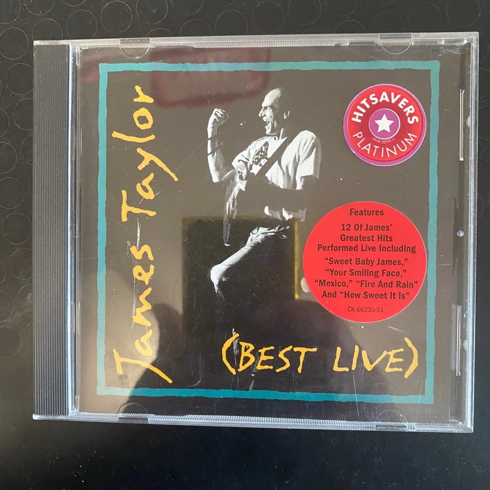 James Taylor – (BEST LIVE) CD 1993 Live Album Folk Rock Columbia