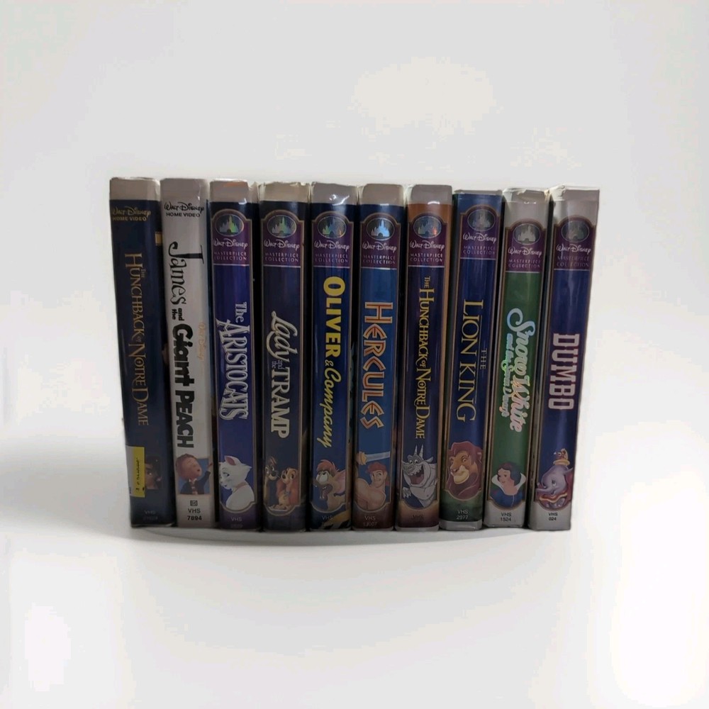 Disney VHS Tapes Lot