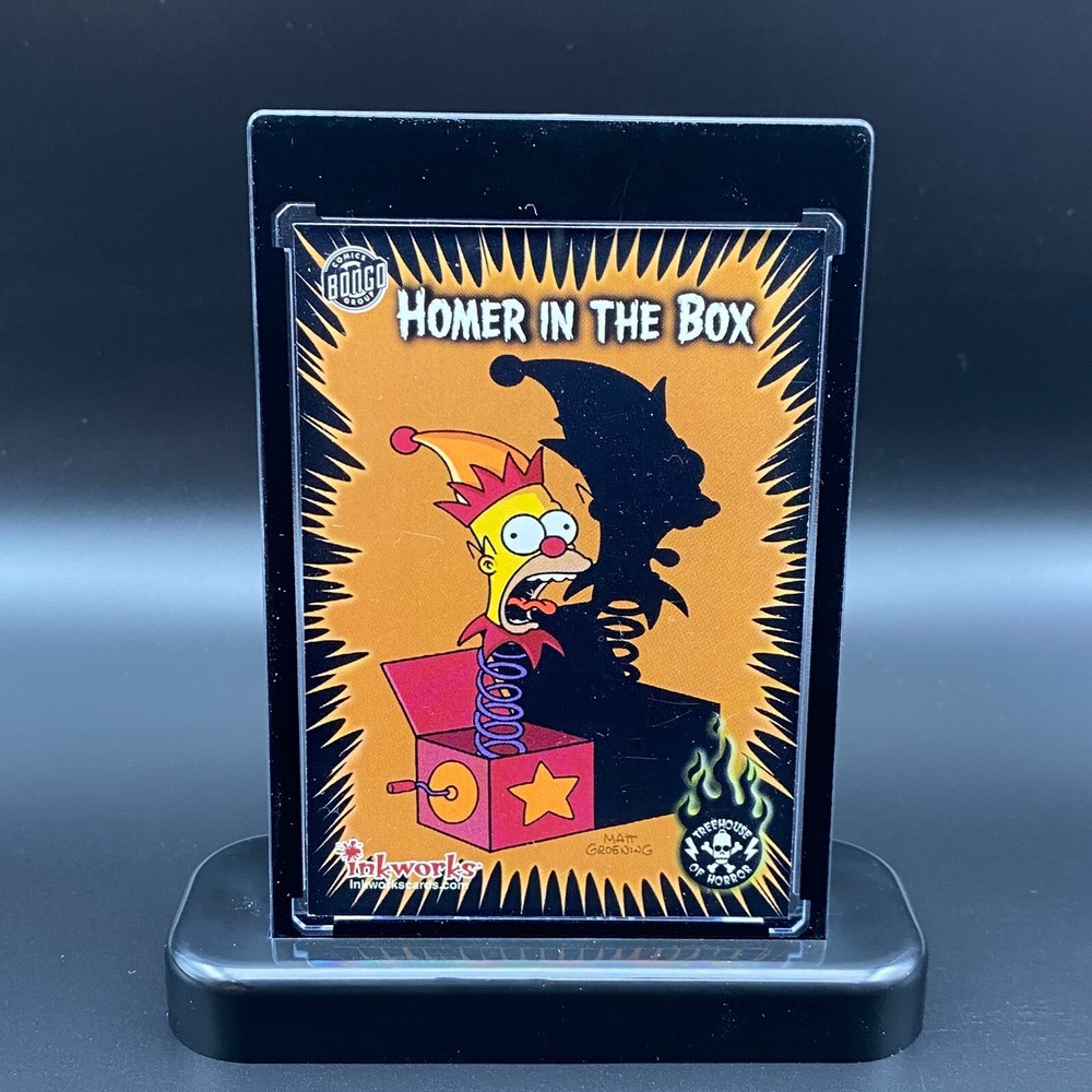 Homer Simpson The Simpsons Display Collectible Gift Trading Card Mania