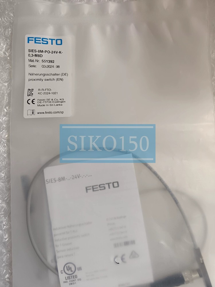 1PC NEW Festo SIES-8M-PO-24V-K-0.3-M8D 551392 #SK