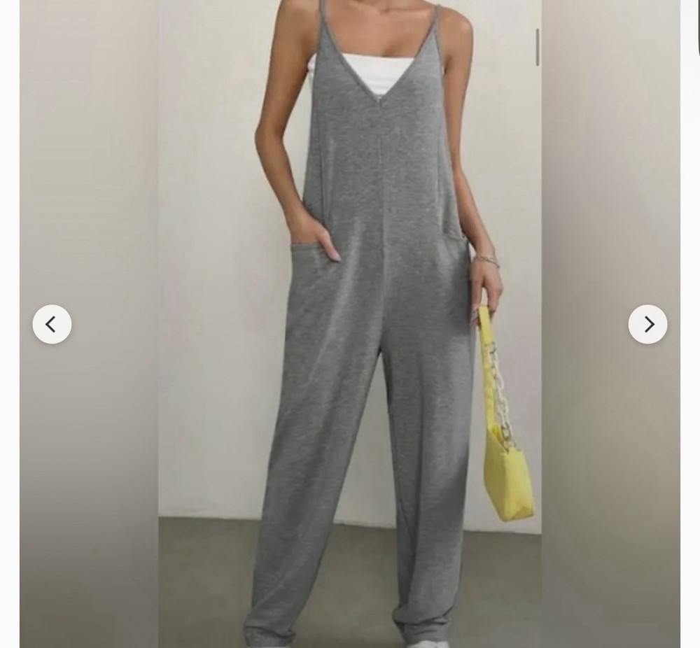 Sincerely Jules Women's Grey Jumpsuit New With Tags Size Small