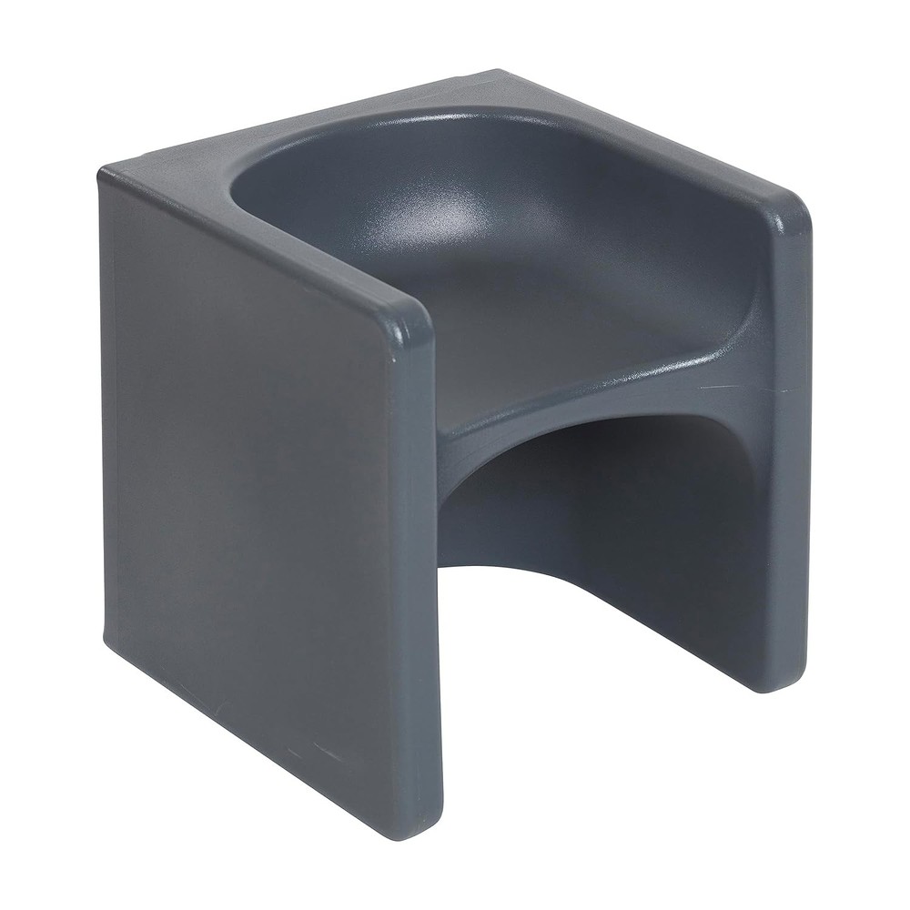 ECR4Kids Tri-Me 3-in-1 Cube Chair for Kids in Dark Grey 14.5