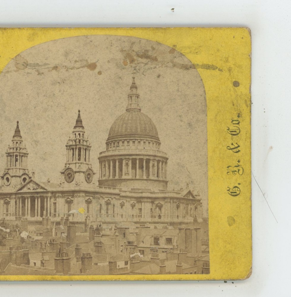 St Paul's Cathedral London England Stereoview