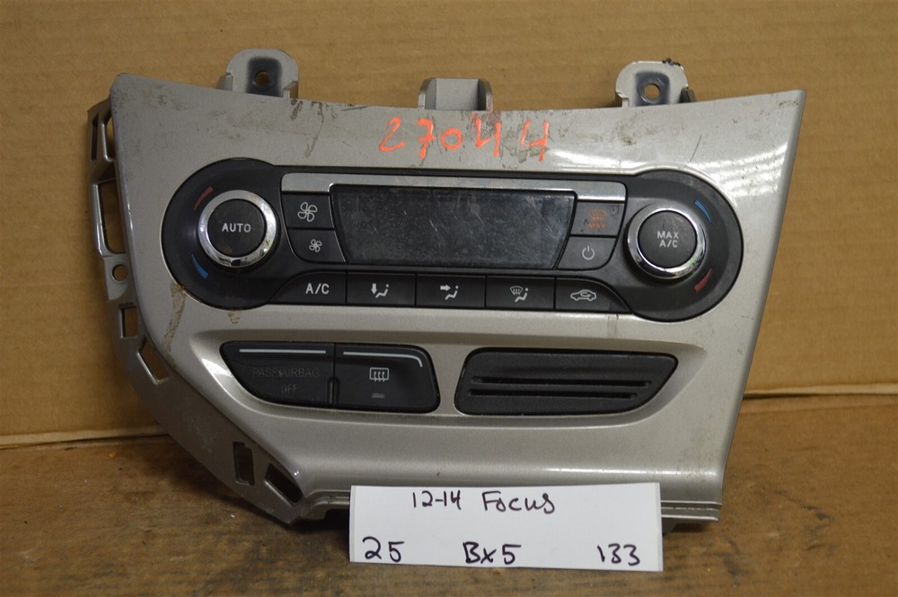 2012 Ford Focus AC Temperature Climate BM5118522BC Control 133-25 Bx 5-image